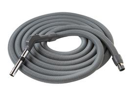 CH235 Crushproof hose, Central Vacs, 30 feet long x 1-3/8” inner hose diameter in Dark Gray